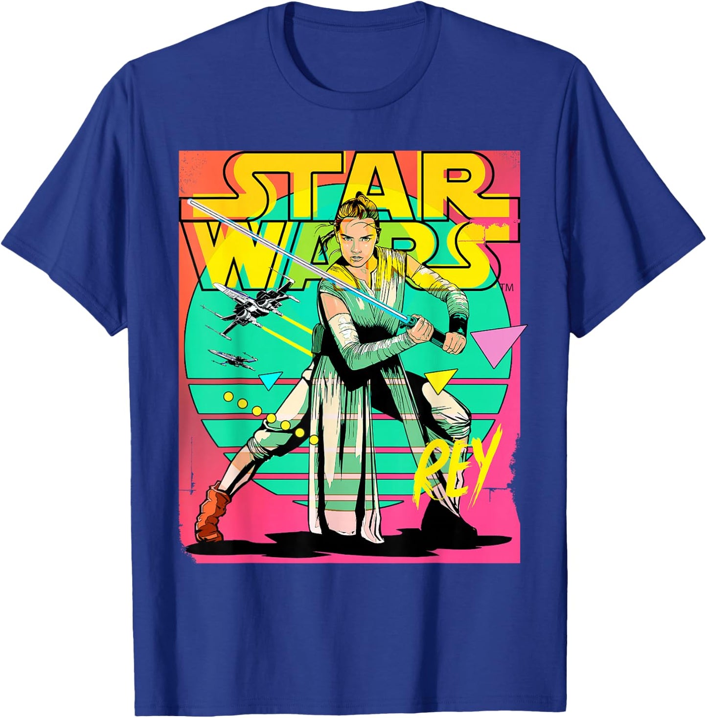 Star Wars Rey 90s T-Shirt - T-Shirt | Royal