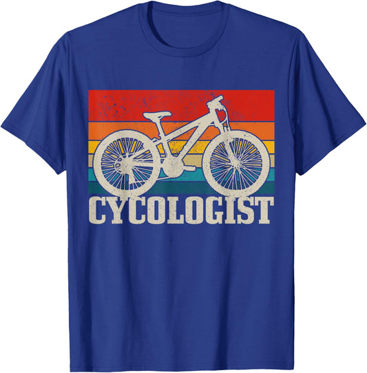 Cycologist Mountain Bike MTB Funny Mountain Biker Gift T-Shirt - T-Shirt | Royal