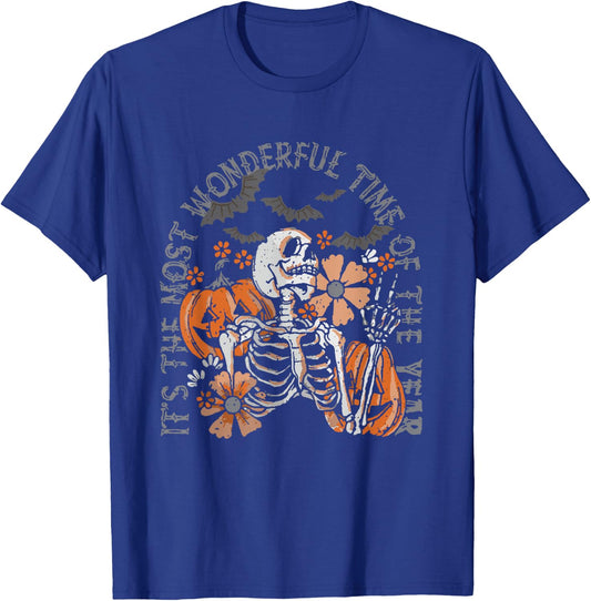It's The Most Wonderful's Halloween Time Of The Year T-Shirt - T-Shirt | Royal