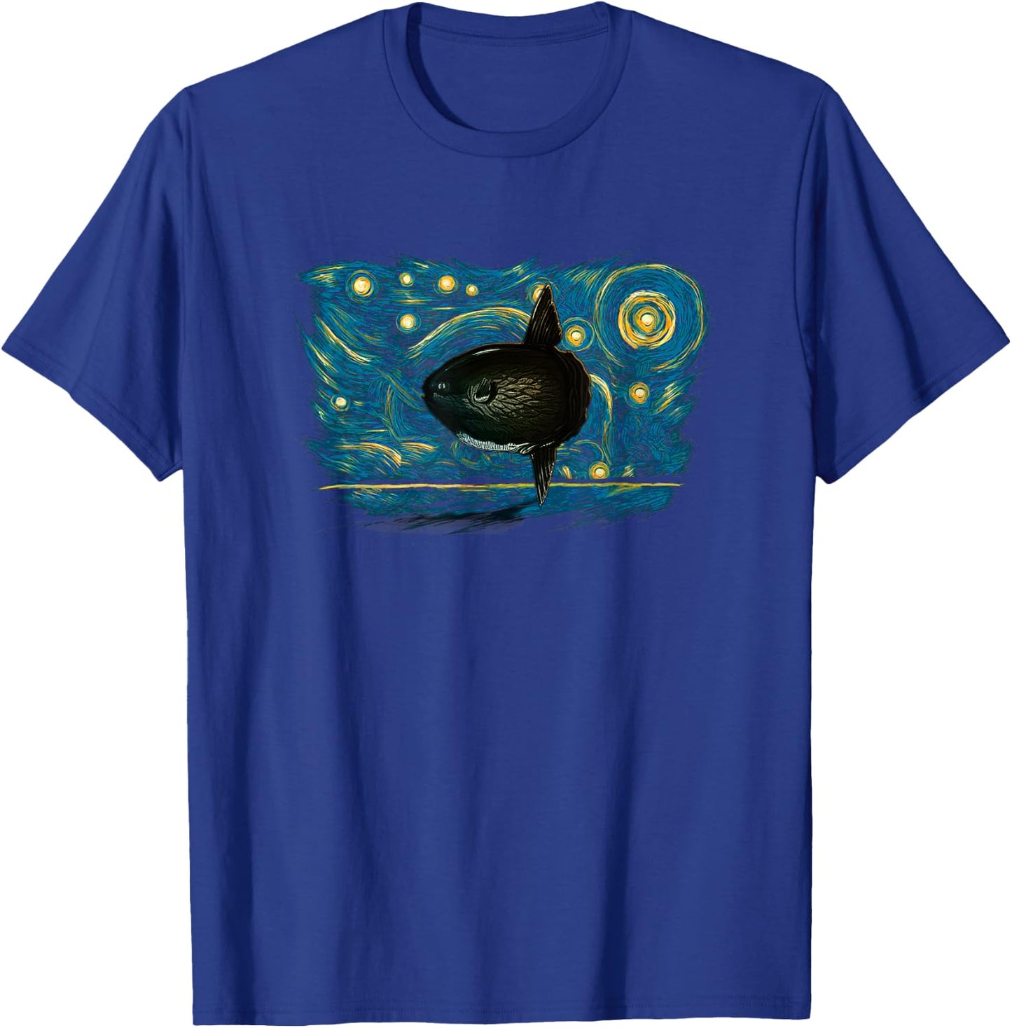 Retro Vintage Style Sunfish T-Shirt - T-Shirt | Royal