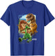 Disney Pixar The Good Dinosaur Main Characters Chest Poster T-Shirt - T-Shirt | Royal