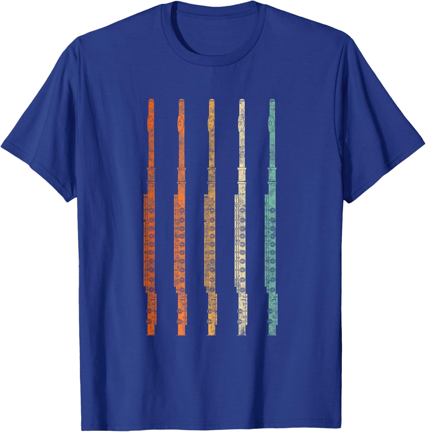 Marching Band Flute T-Shirt - T-Shirt | Royal