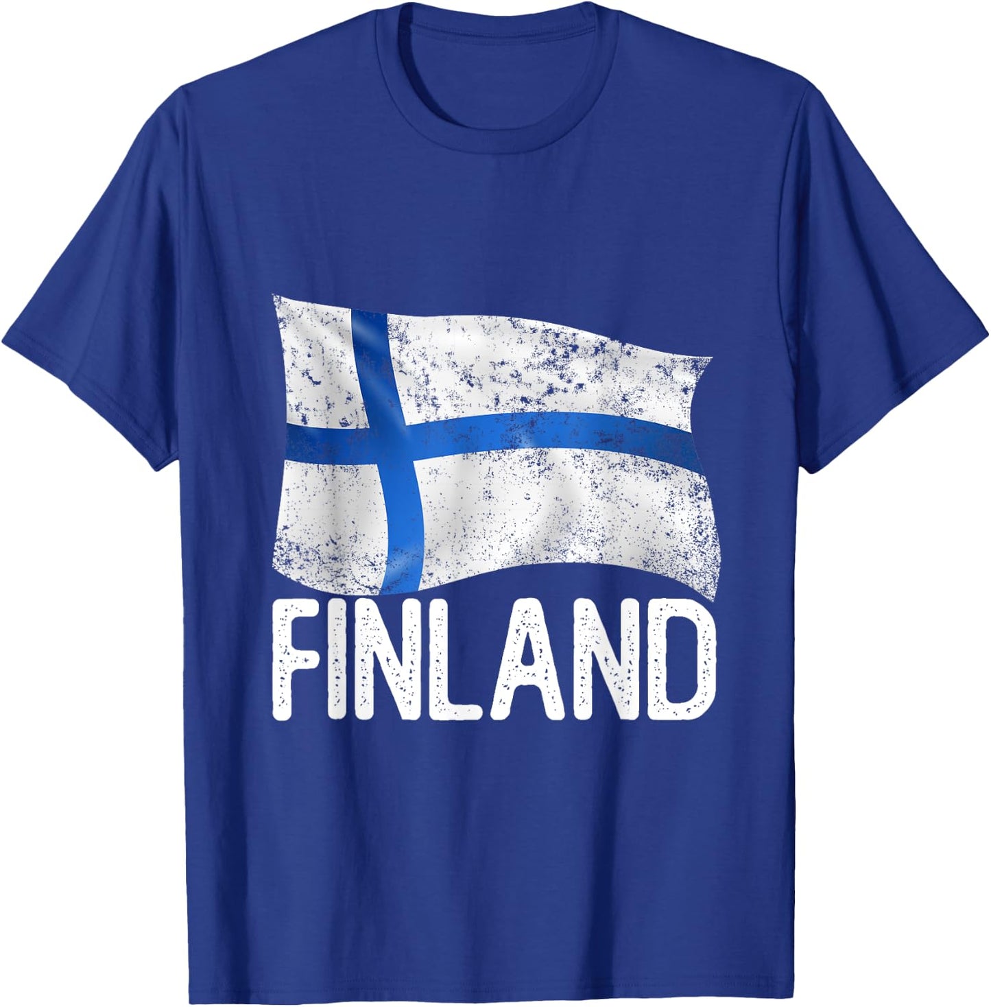 Finnish Flag Finland T-Shirt - T-Shirt | Royal