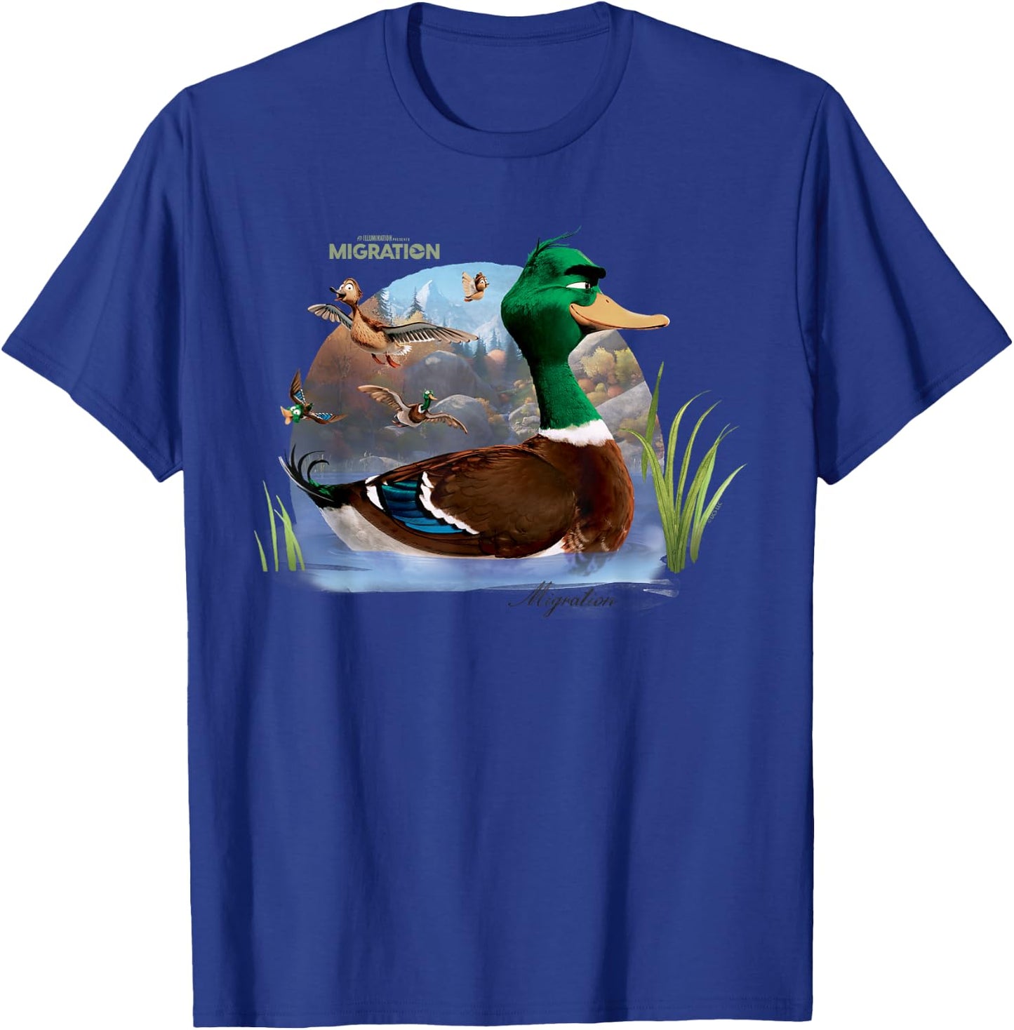 Migration Pond T-Shirt - T-Shirt | Royal