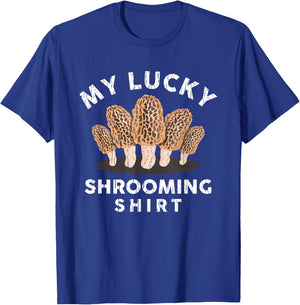 Funny Morel Mushroom Hunting Whisperer Men Women Kids Gifts T-Shirt - T-Shirt | Royal