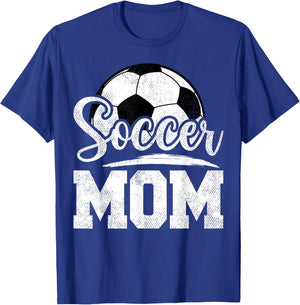 Soccer Mom Soccer Player Game Day Mother's Day T-Shirt - T-Shirt | Royal