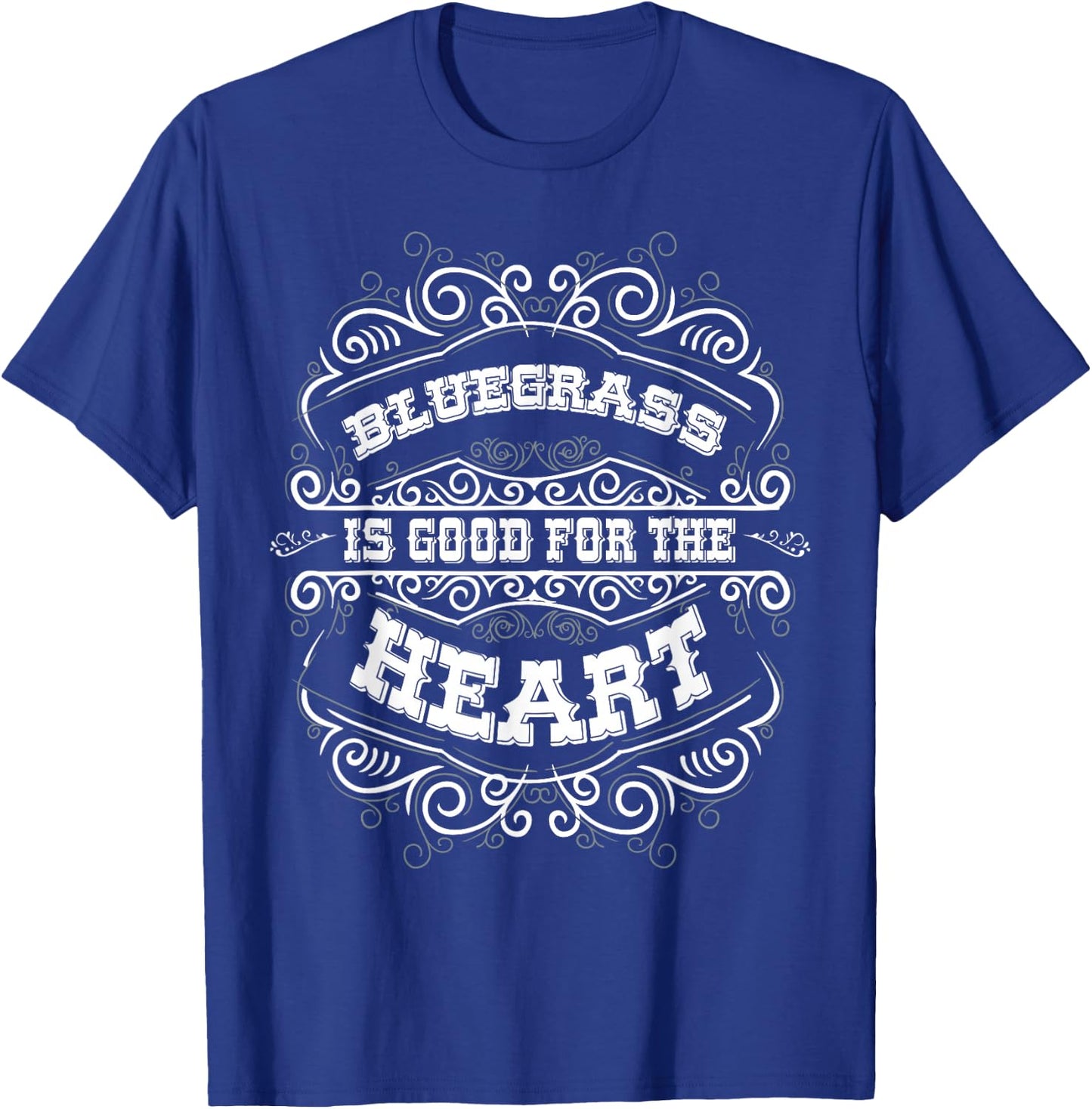 Bluegrass Gifts Women Men Banjo Music Cowboy Gifts Bluegrass T-Shirt - T-Shirt | Royal