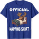 Moose Official Napping Shirt Pajamas Nightgown T-Shirt - T-Shirt | Royal