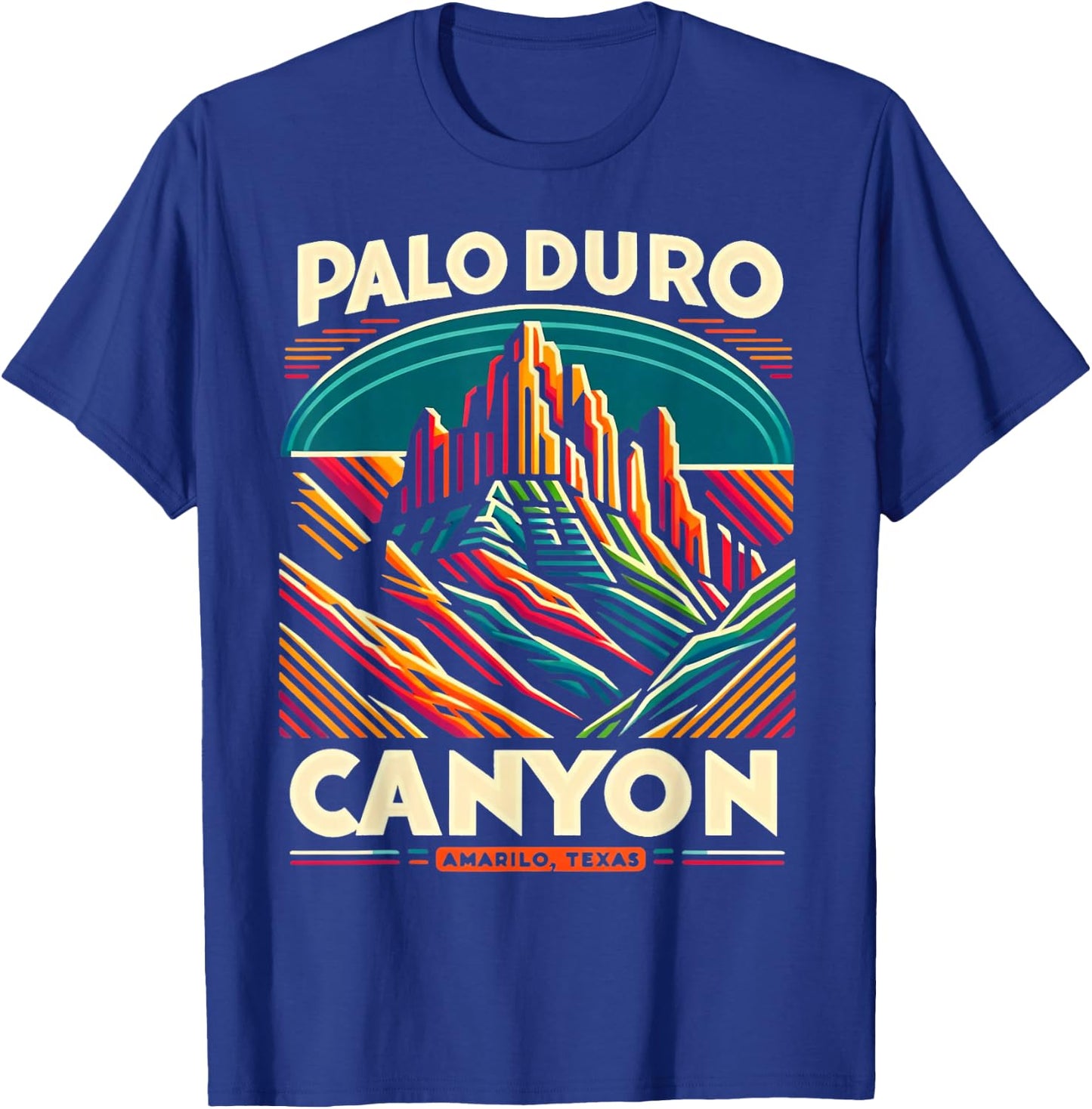 Palo Duro Canyon Amarillo Texas Off-roading Desert Camo T-Shirt - T-Shirt | Royal