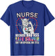 Nurse Scrub Life Because Bad Ass Life Saver Isn't Job Title T-Shirt - T-Shirt | Royal