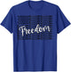 Freedom Bullet American Flag Patriot Women Men T-Shirt - T-Shirt | Royal