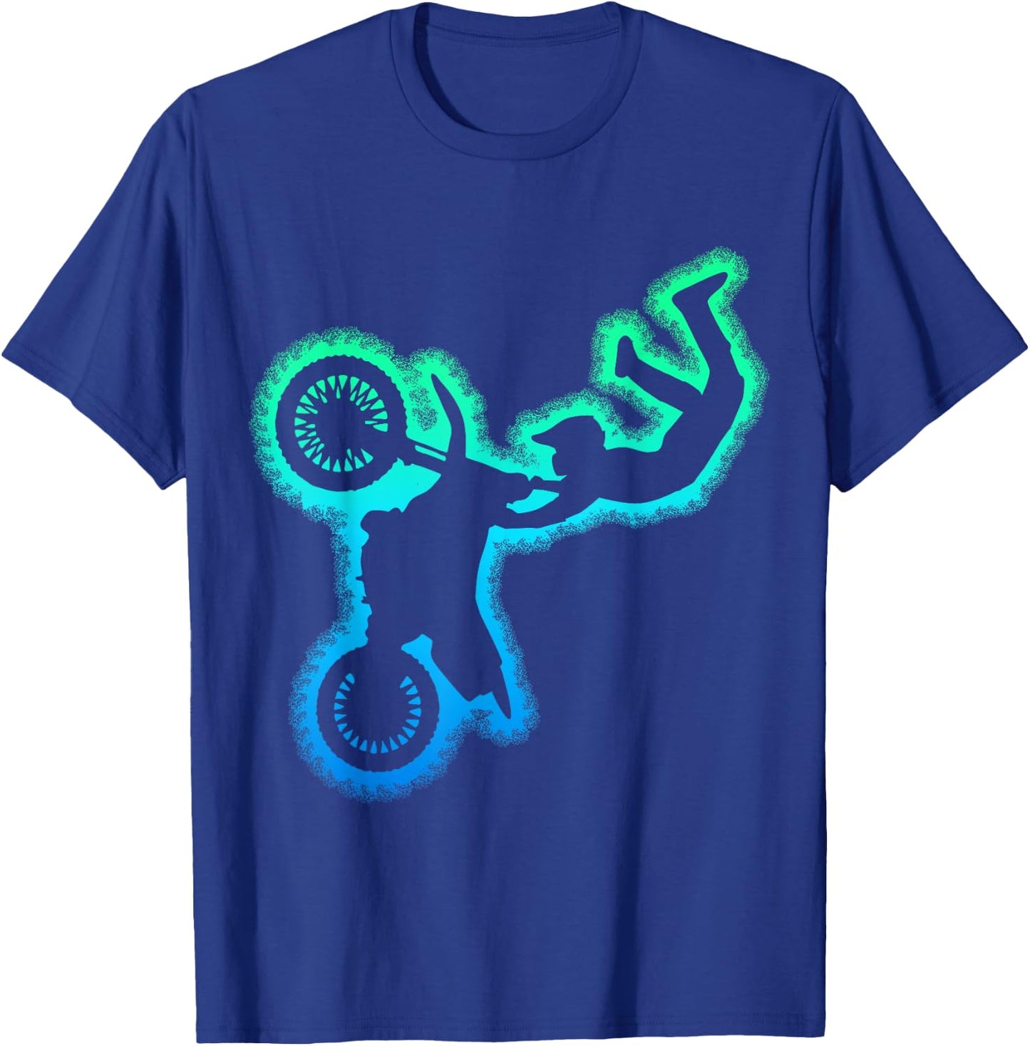 Motocross Dirt Bike Enduro Dirt Biking T-Shirt - T-Shirt | Royal