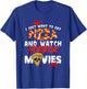 I Just Want To Eat Pizza And Watch Horror Movies Halloween T-Shirt - T-Shirt | Royal