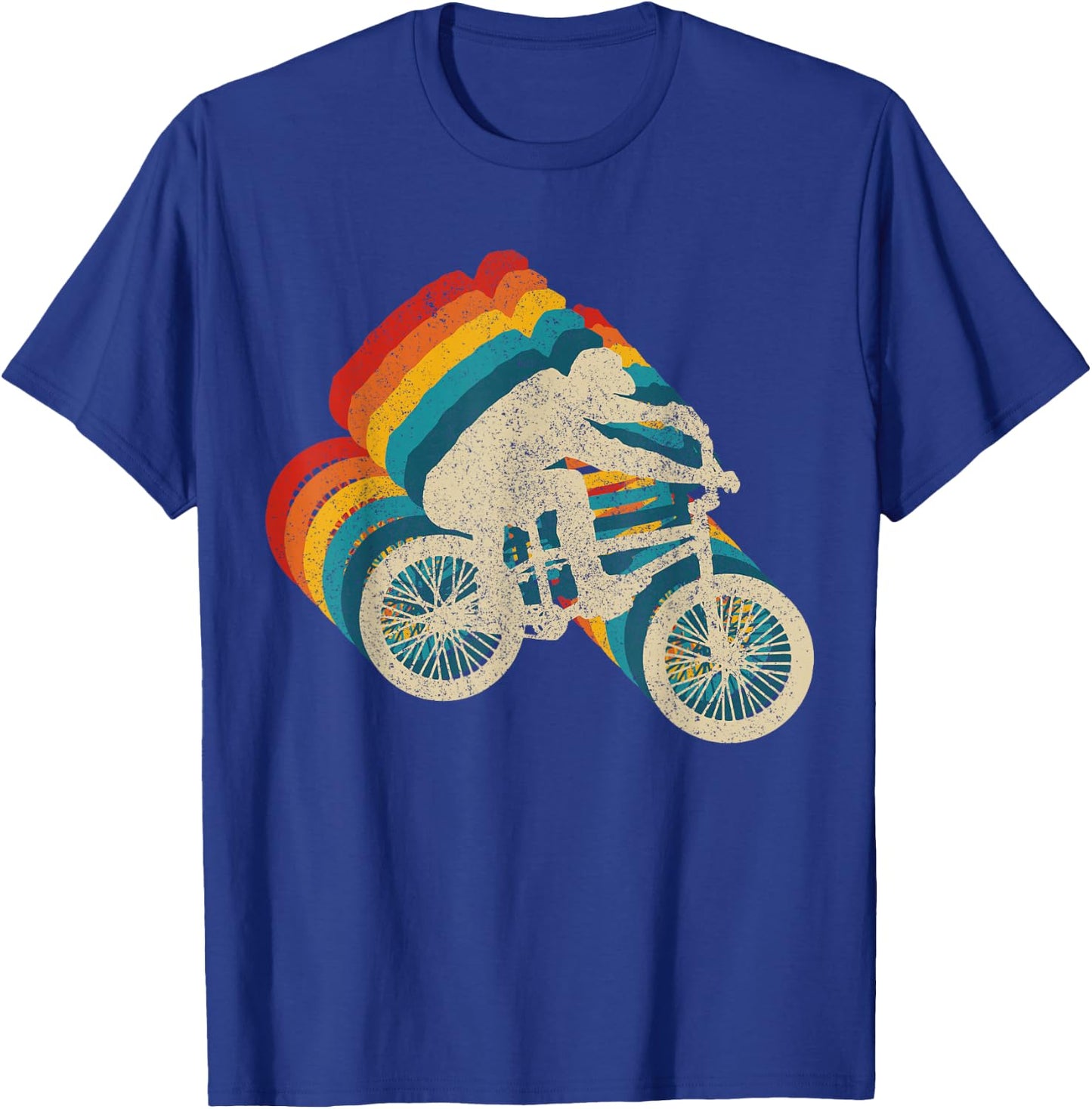 BMX Vintage Retro Bike Bicycle BMXer Gift T-Shirt - T-Shirt | Royal