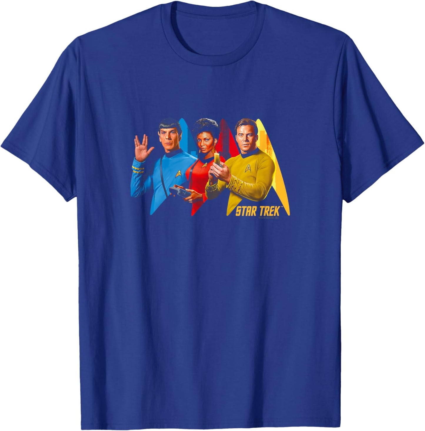 Star Trek Character Group - Officially Licensed T-Shirt - T-Shirt | Royal