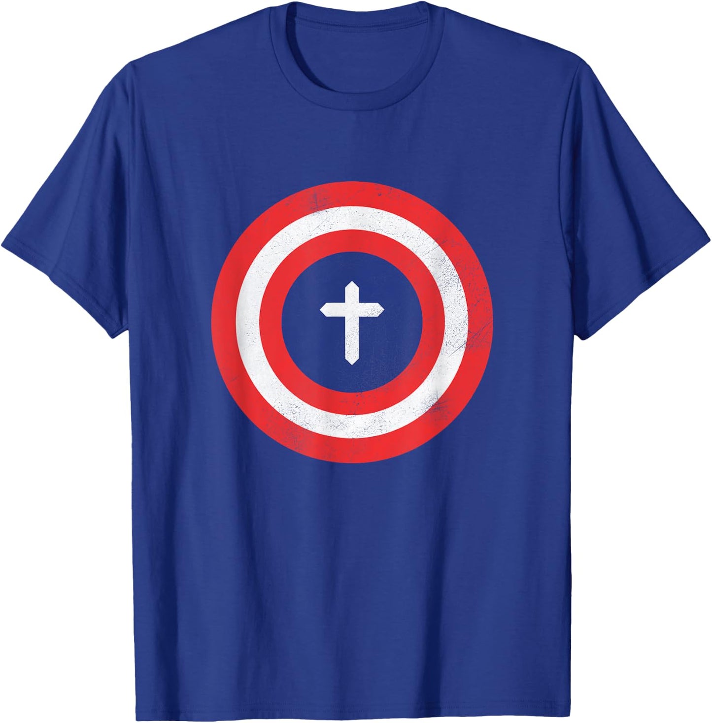 Captain Jesus Christ Cool Christian T-Shirt - T-Shirt | Royal
