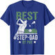 Best Step-Dad By Par Father's Day Golf Gift T-Shirt - T-Shirt | Royal