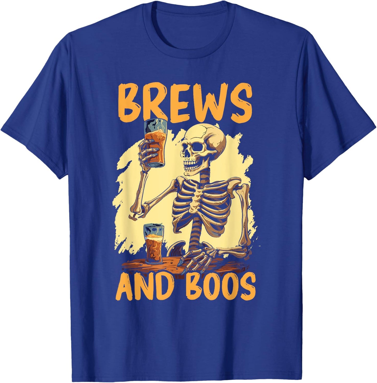 Halloween Beer Drinker Trick Or Treat Spooky Alcoholic T-Shirt - T-Shirt | Royal