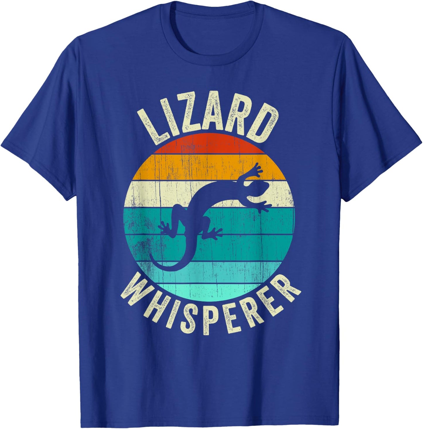 Vintage Retro Lizard Whisperer Gecko Reptile Lover Kids Gift T-Shirt - T-Shirt | Royal