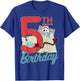 Disney Pixar Toy Story 4 Forky 5th Birthday T-Shirt - T-Shirt | Royal