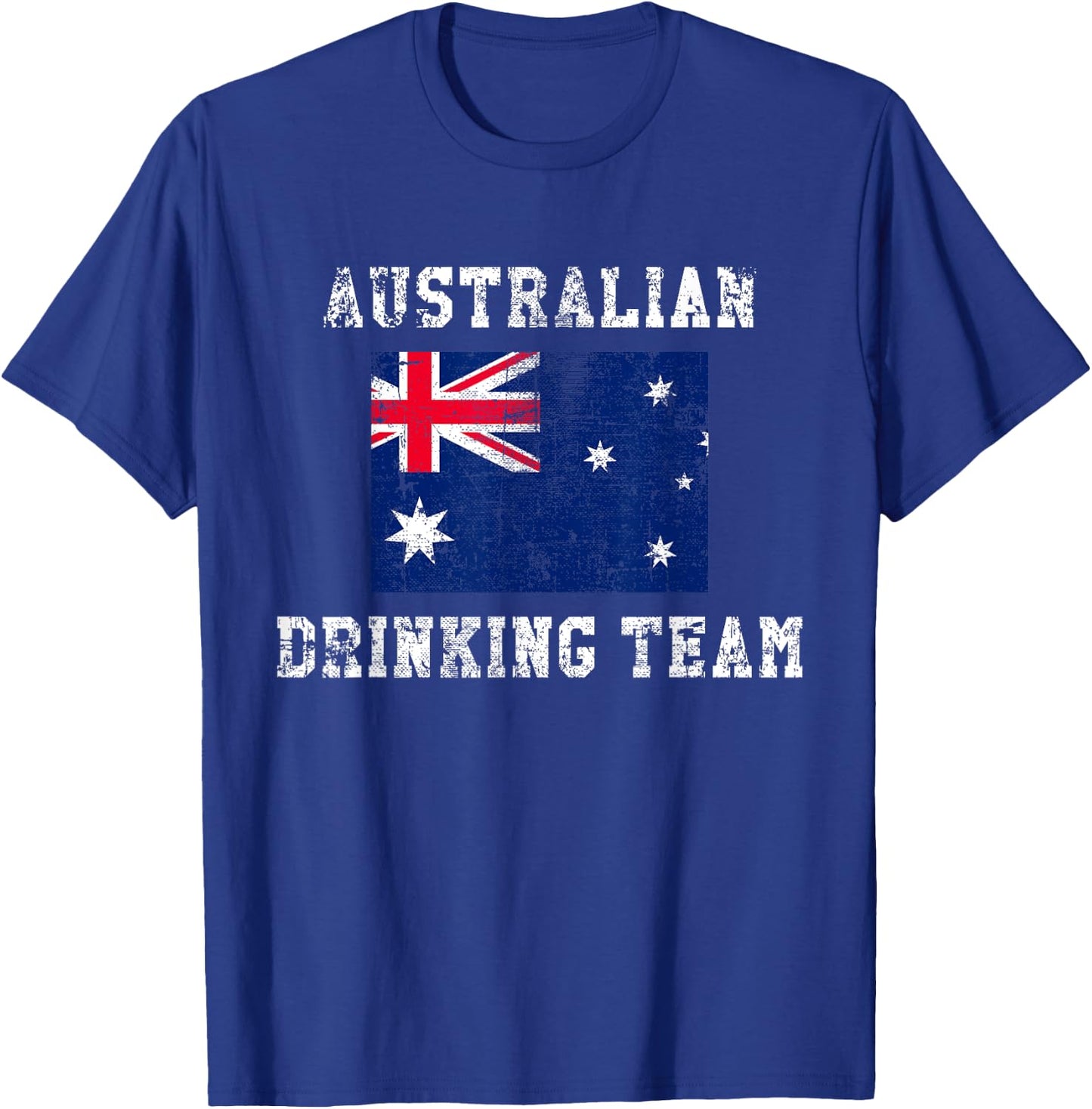 Australian Drinking Team Funny National Pride Gift T-Shirt - T-Shirt | Royal