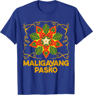 Philippines Christmas Pinoy Maligayang Pasko T-Shirt - T-Shirt | Royal