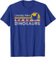 Retro I Raise Tiny Dinosaurs Chicken - Vintage Farmer T-Shirt - T-Shirt | Royal