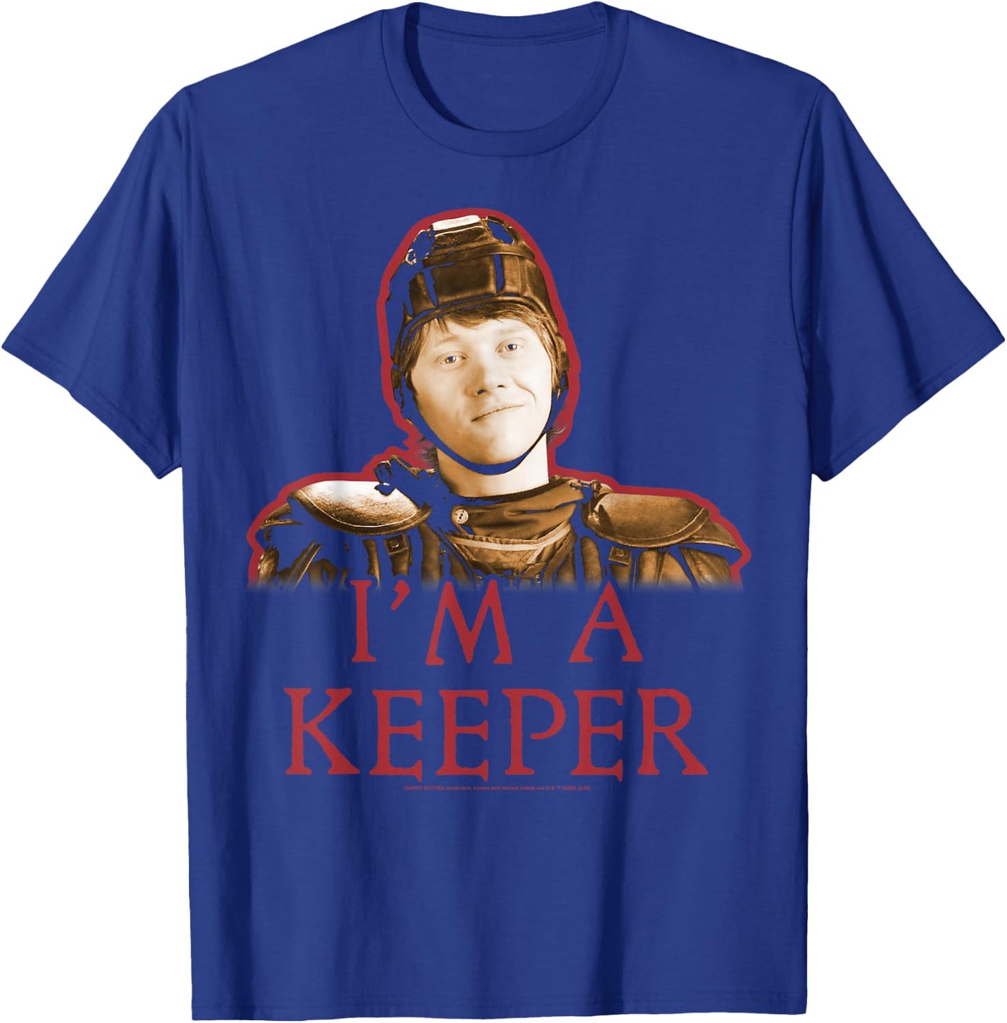 Harry Potter Ron Weasley I'm A Keeper Portrait T-Shirt - T-Shirt | Royal
