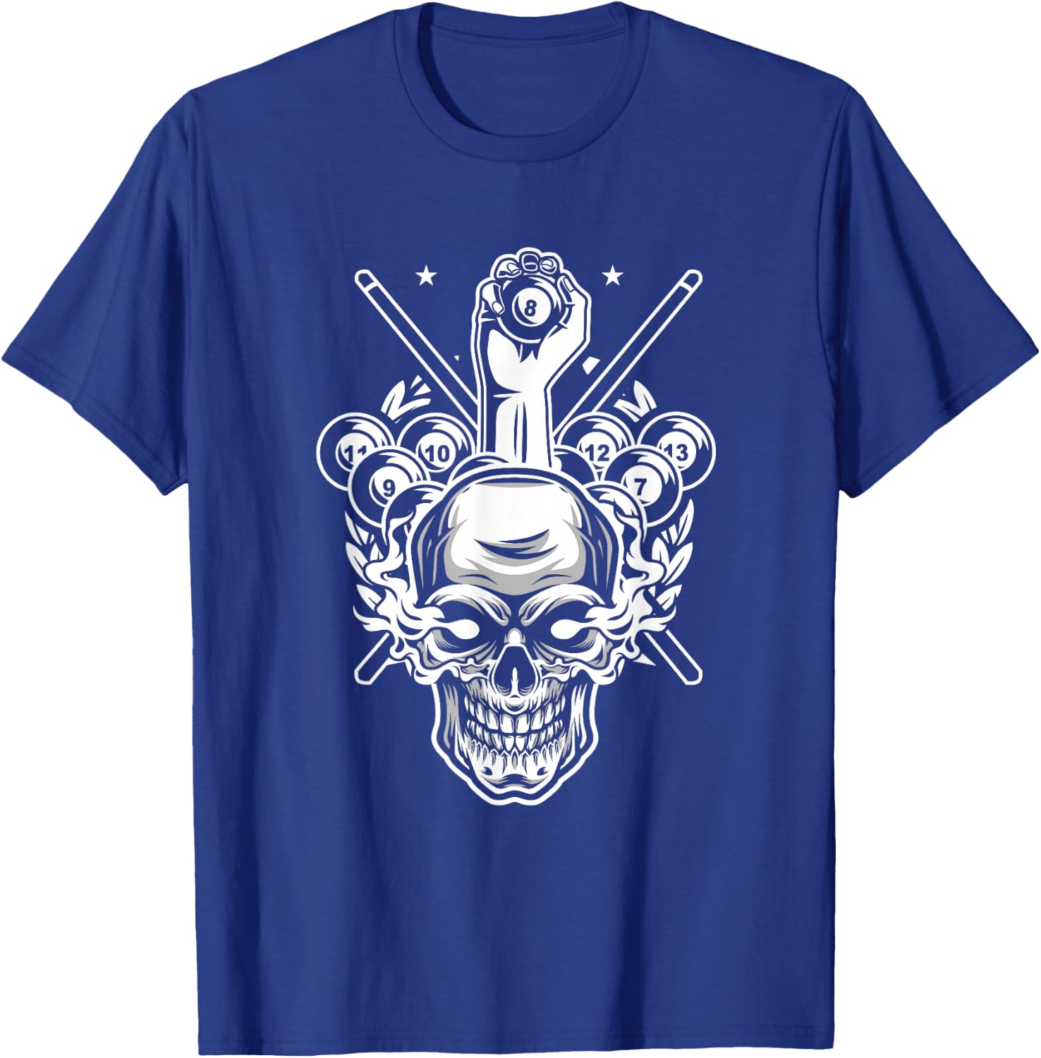 Awesome Pocket Billiard Pool Player Athlete Cue Sports Game T-Shirt - T-Shirt | Royal