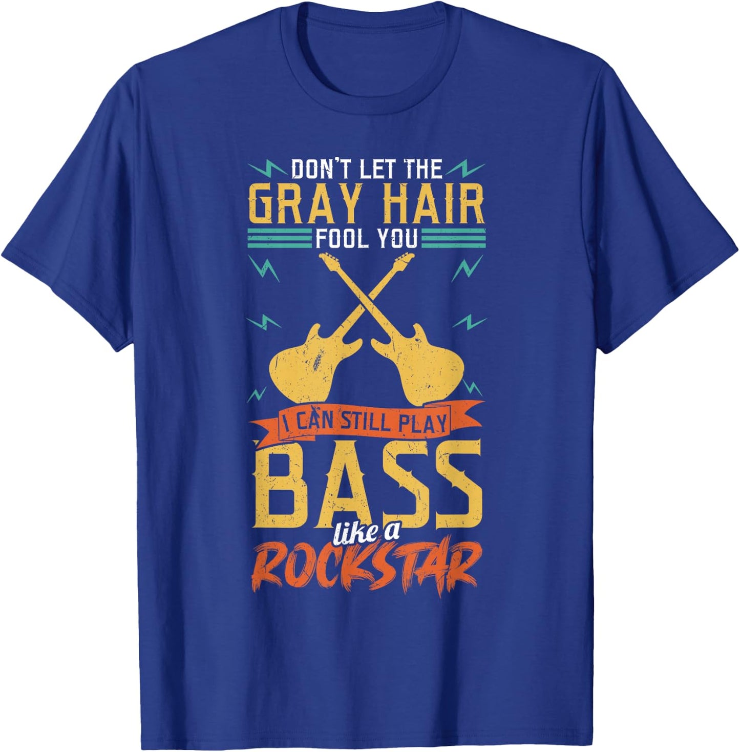 Bassist Men's Shirt Bass Gift Bass Player T-Shirt - T-Shirt | Royal