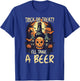 Halloween Beer Drinker Trick Or Treat Spooky Alcoholic T-Shirt - T-Shirt | Royal