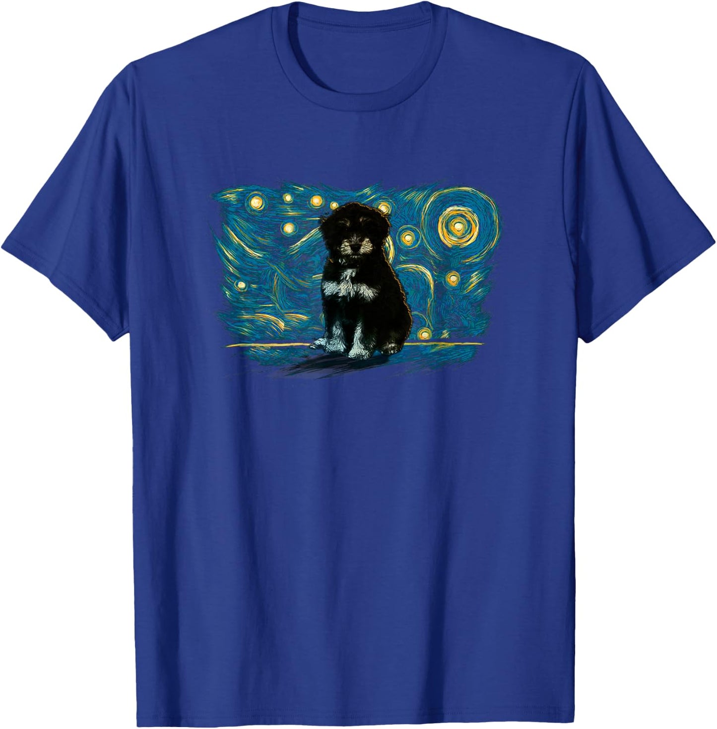 Retro Vintage Style Aussiedoodle T-Shirt - T-Shirt | Royal