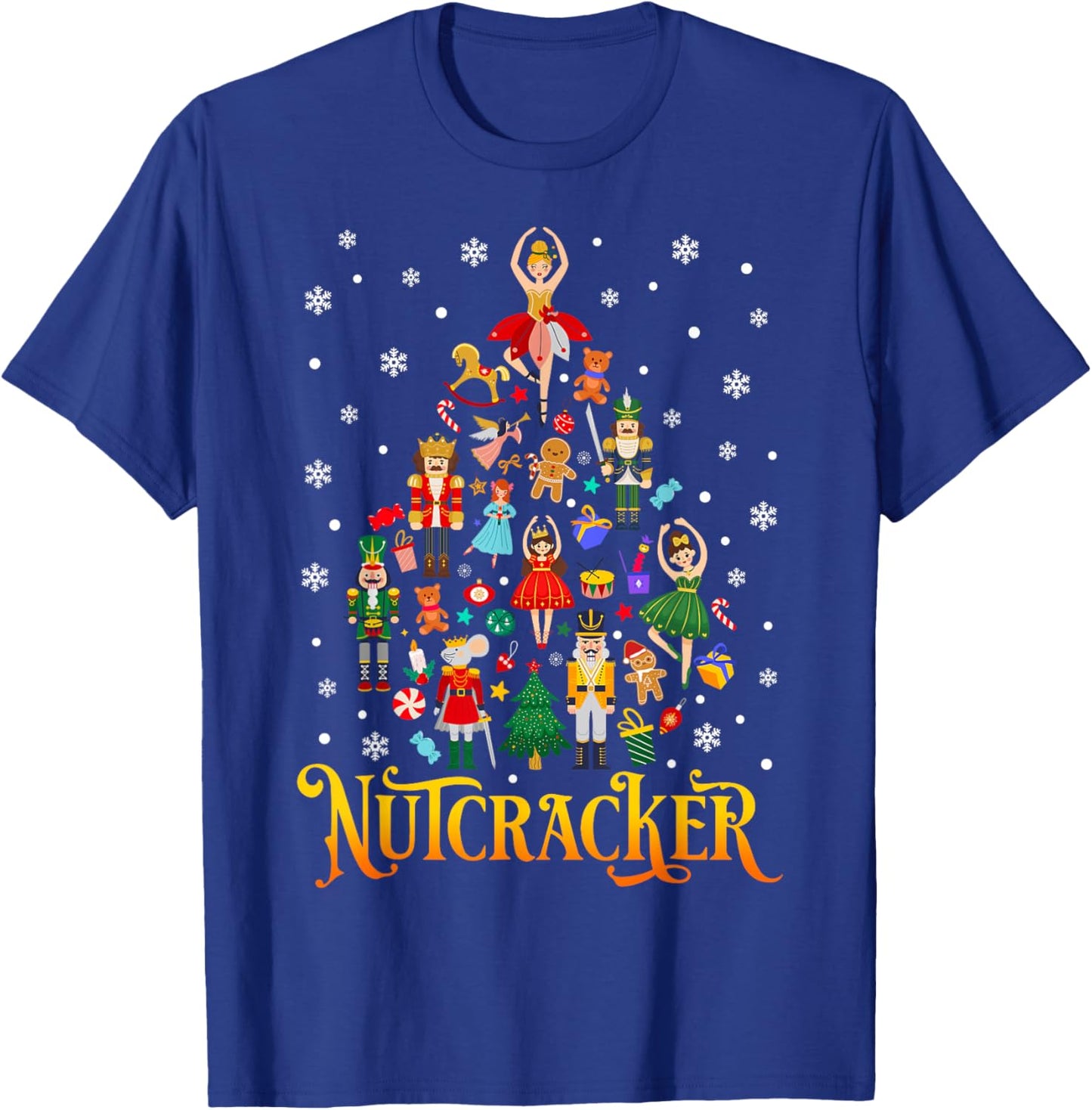 Vintage Christmas Nutcracker Squad Matching Family Christmas T-Shirt - T-Shirt | Royal