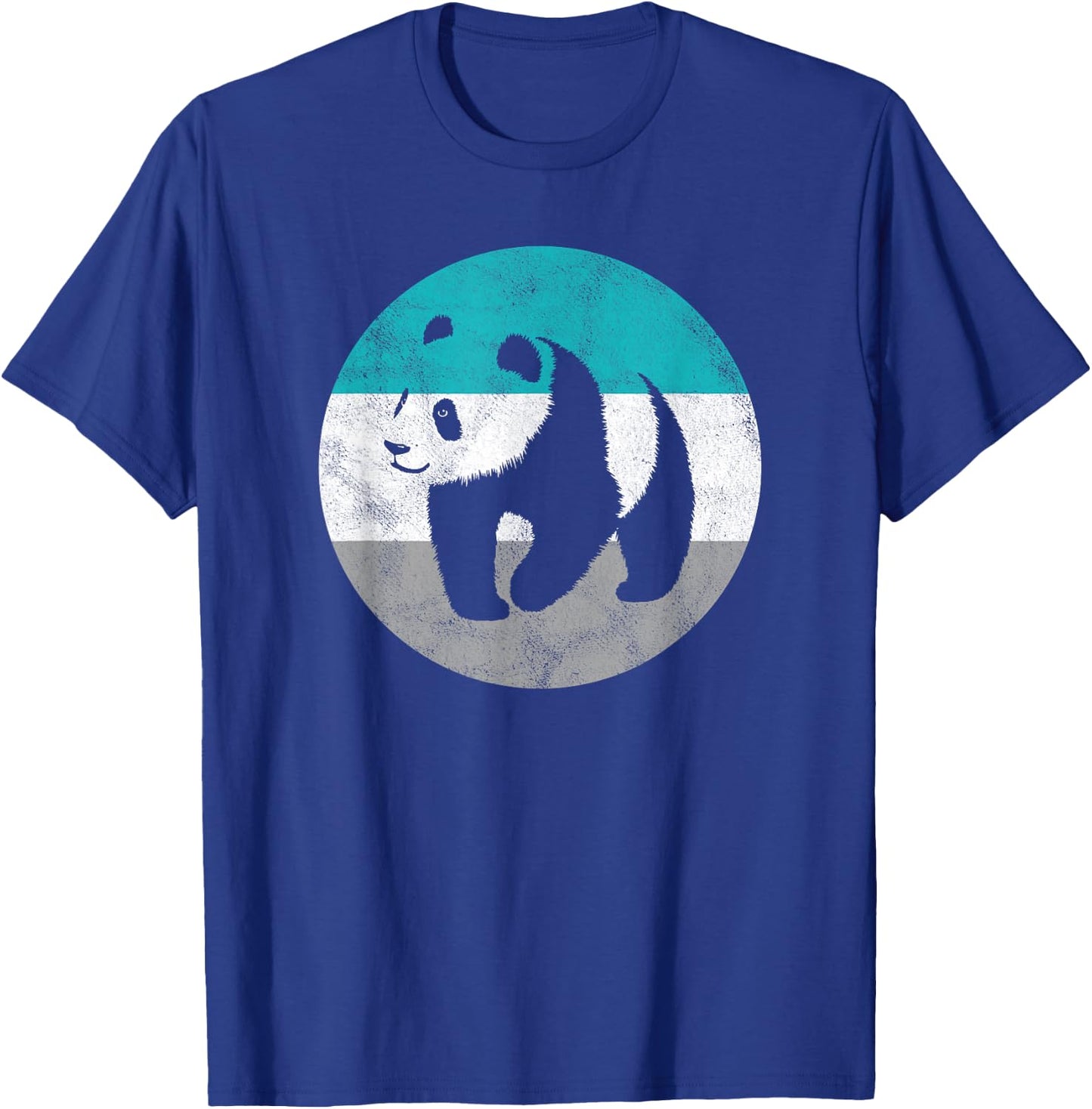 Panda Retro Gift or Boys T-Shirt - T-Shirt | Royal