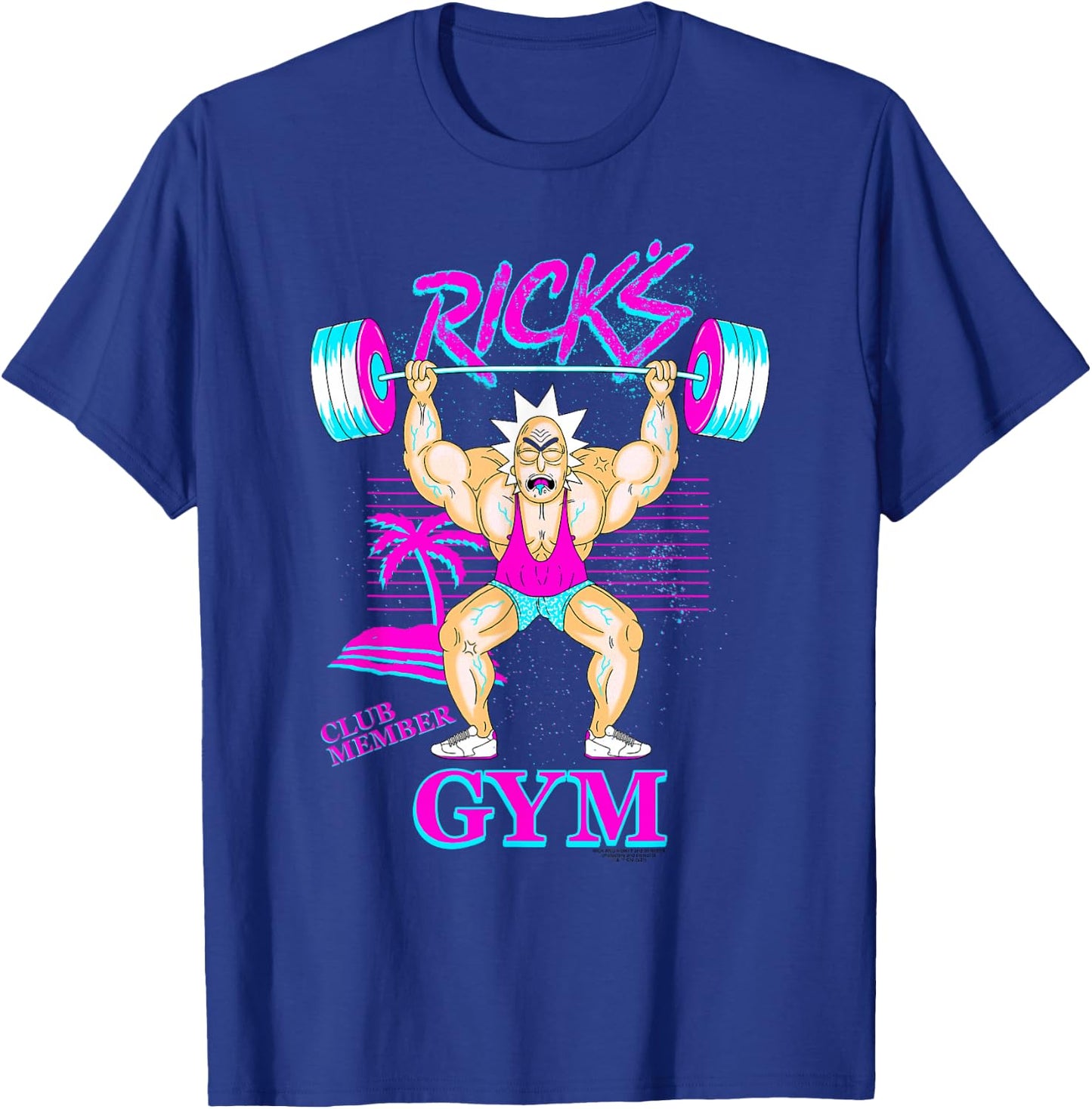 Rick and Morty Rick's Gym T-Shirt - T-Shirt | Royal