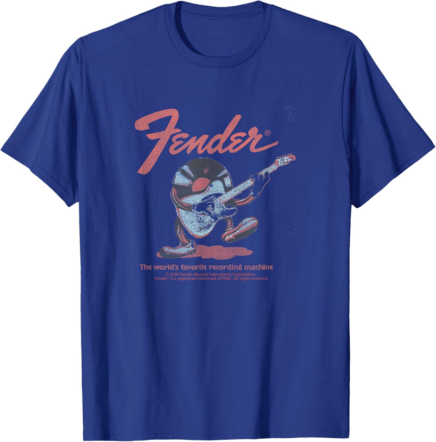 Fender Record Records T-Shirt - T-Shirt | Royal