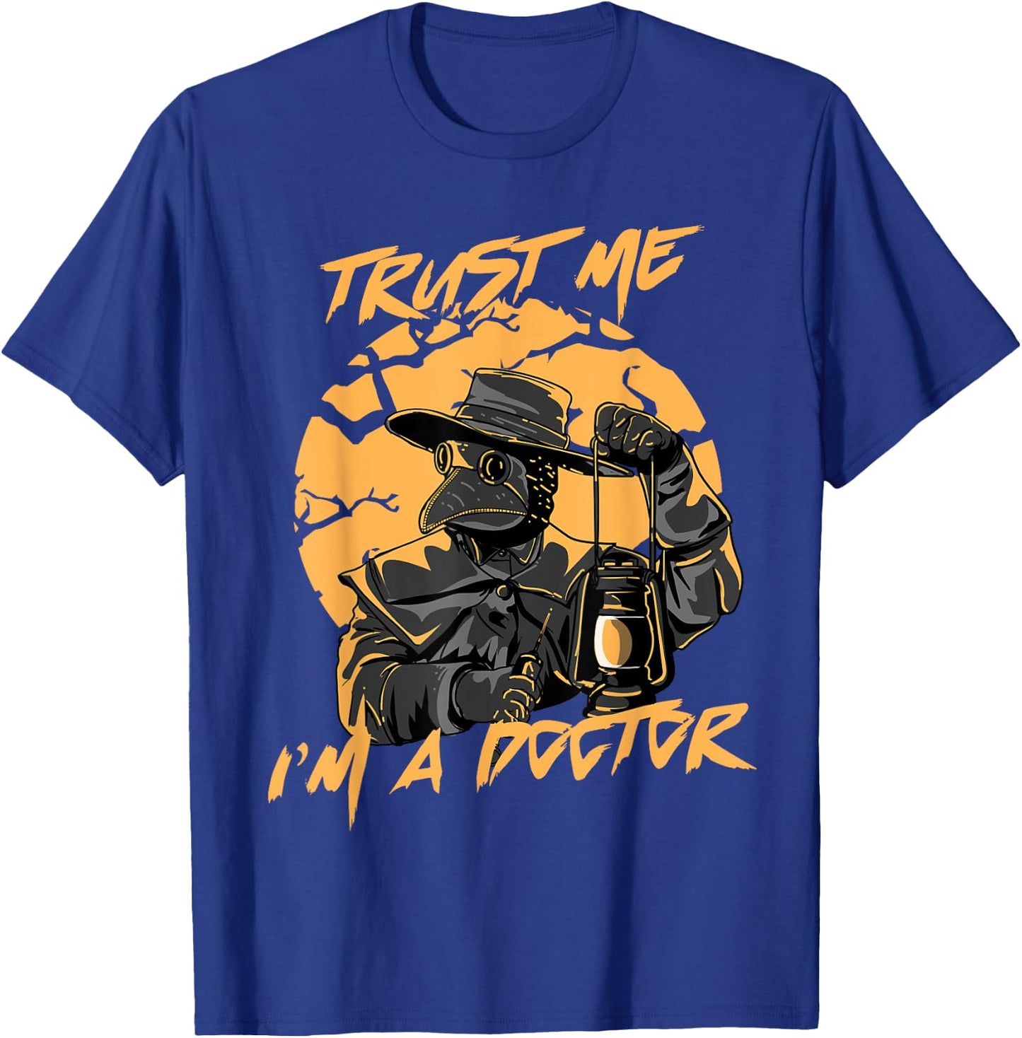 Trust Me I'm A Doctor Steampunk Medieval Raven Plague Doctor T-Shirt - T-Shirt | Royal