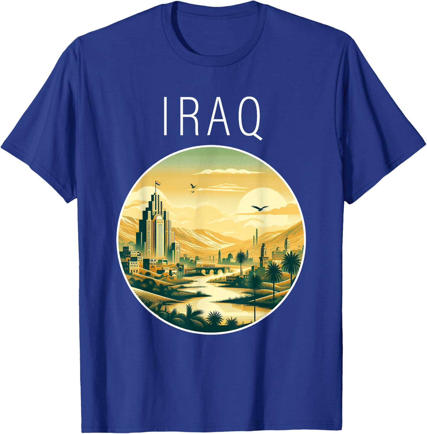 Iraq scenery Art Deco T-Shirt - T-Shirt | Royal