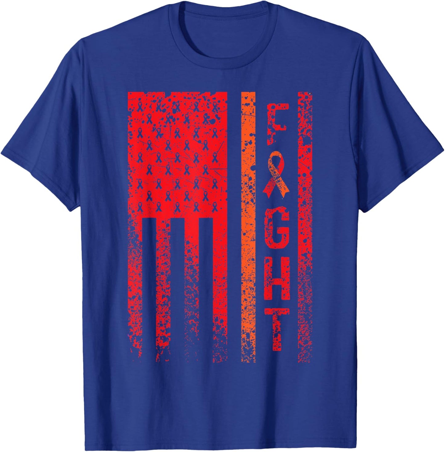 Fight Myelofibrosis Awareness T-Shirt - T-Shirt | Royal