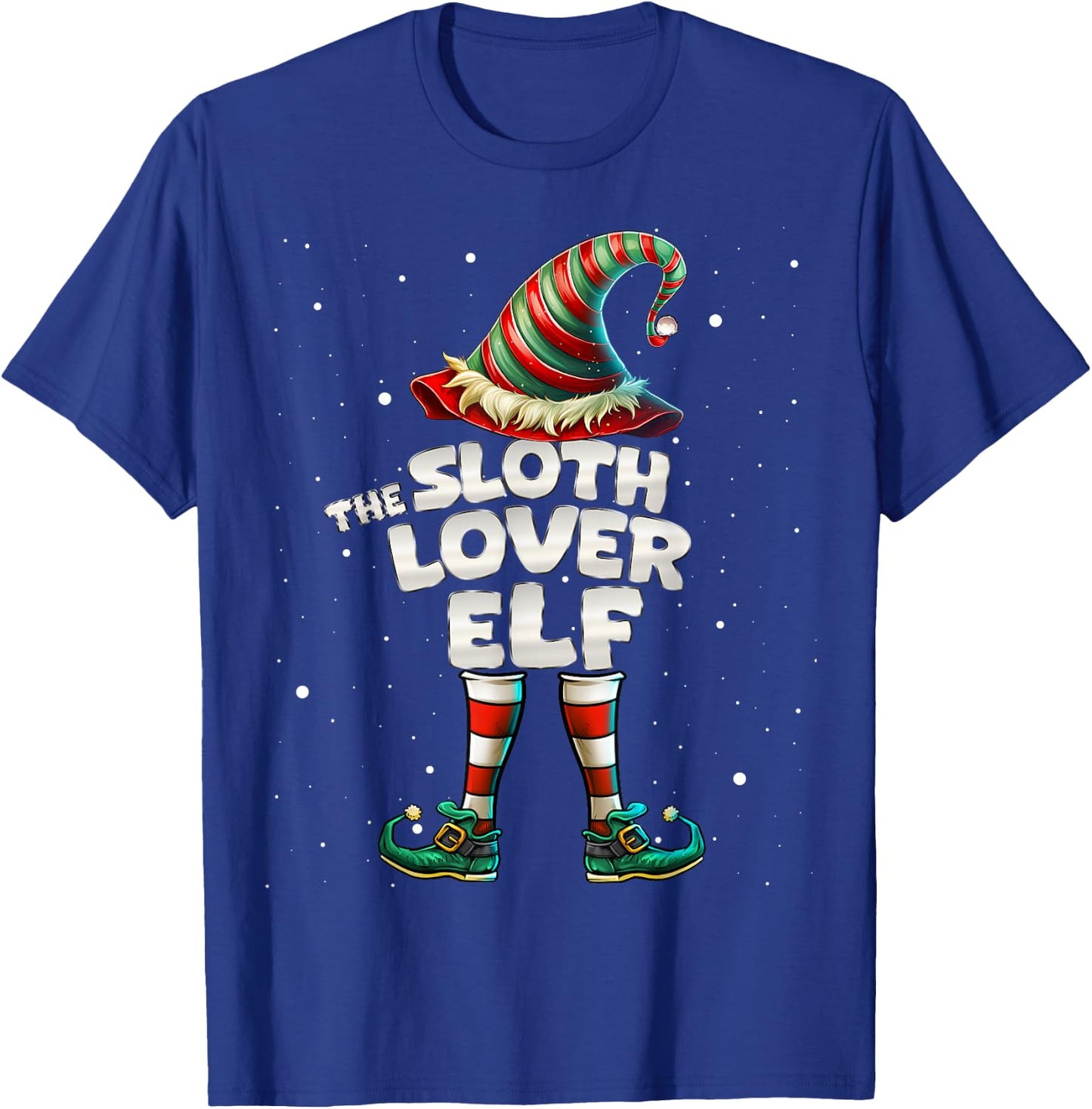 I'm The Sloth Lover Elf Family Matching Group Christmas T-Shirt - T-Shirt | Royal