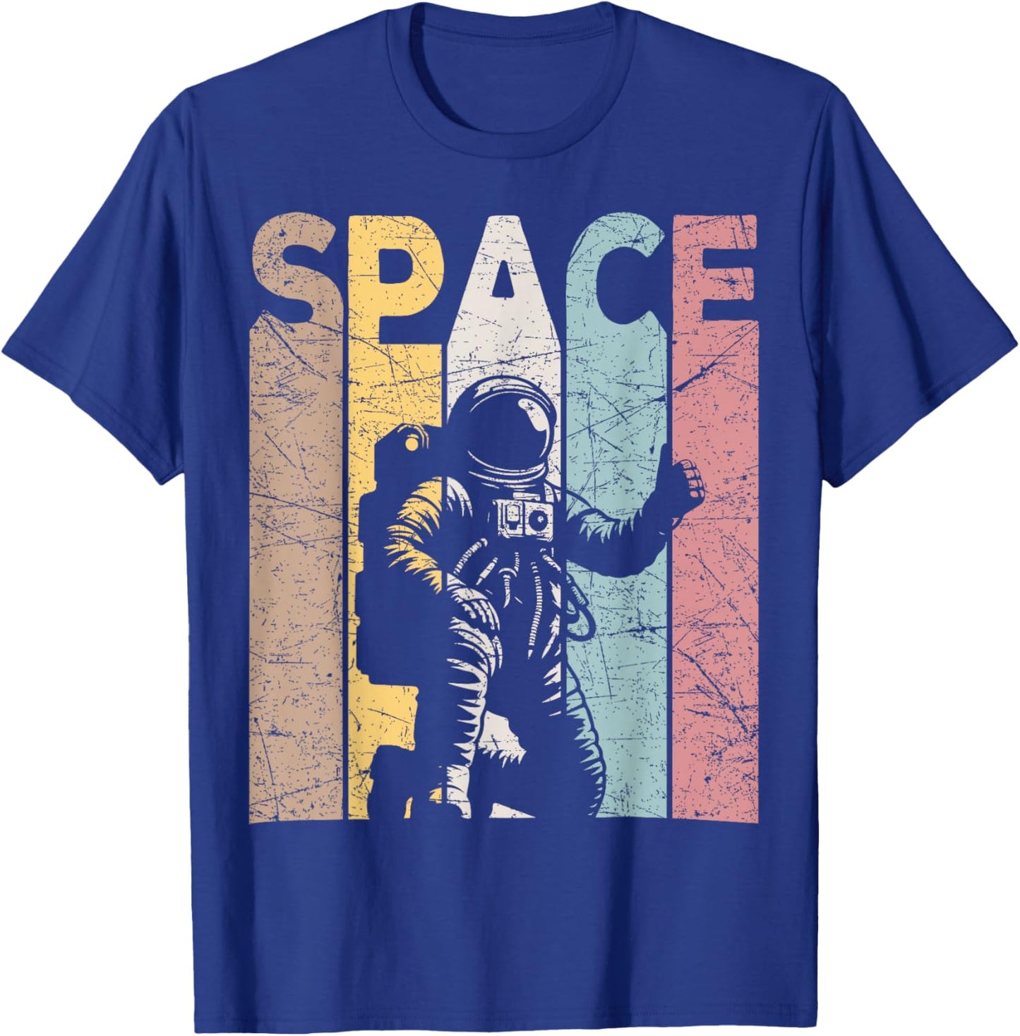 Space Vintage Outer Space Retro Space Nerd T-Shirt - T-Shirt | Royal