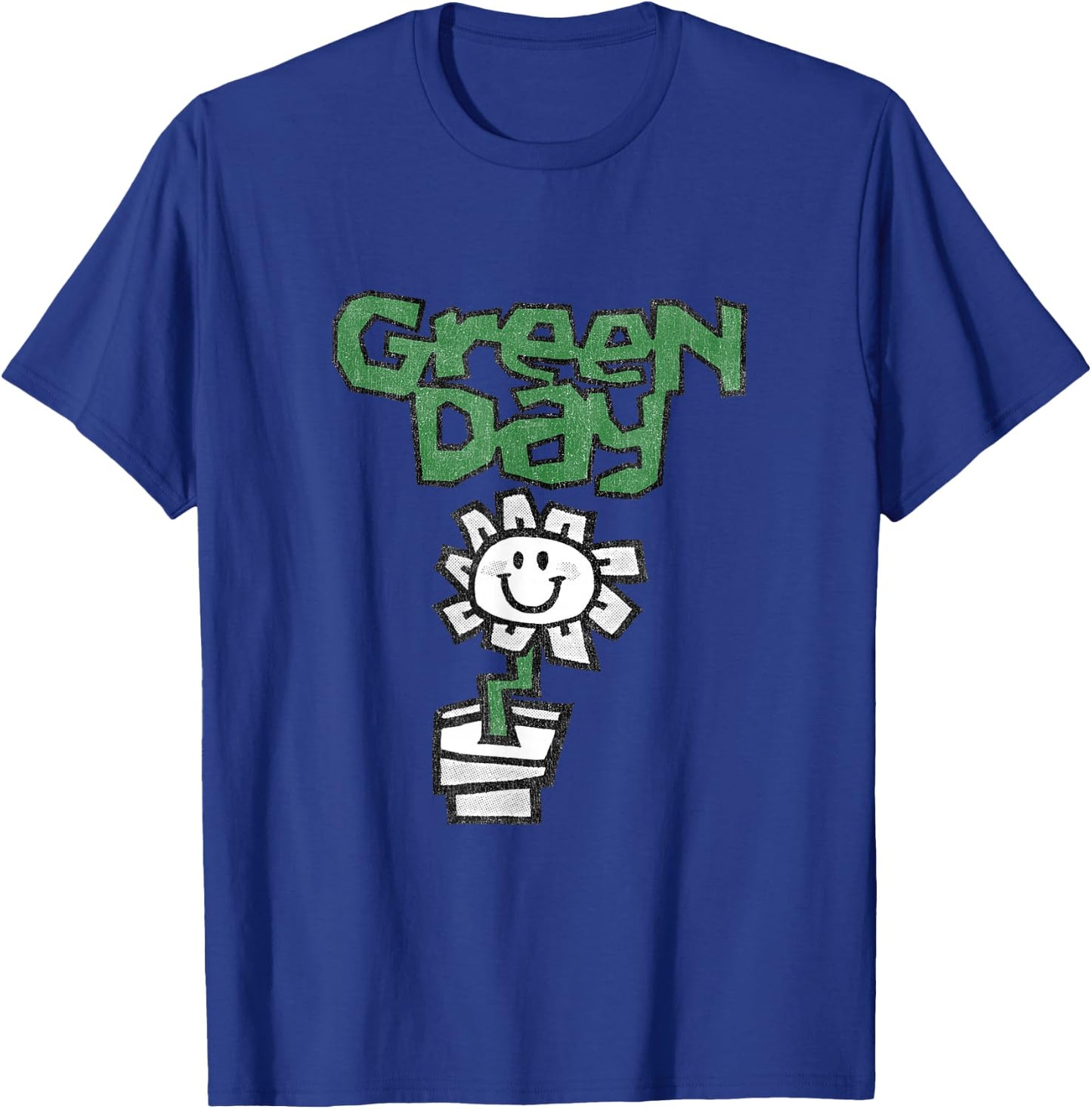 Green Day Flower Pot T-Shirt - T-Shirt | Royal