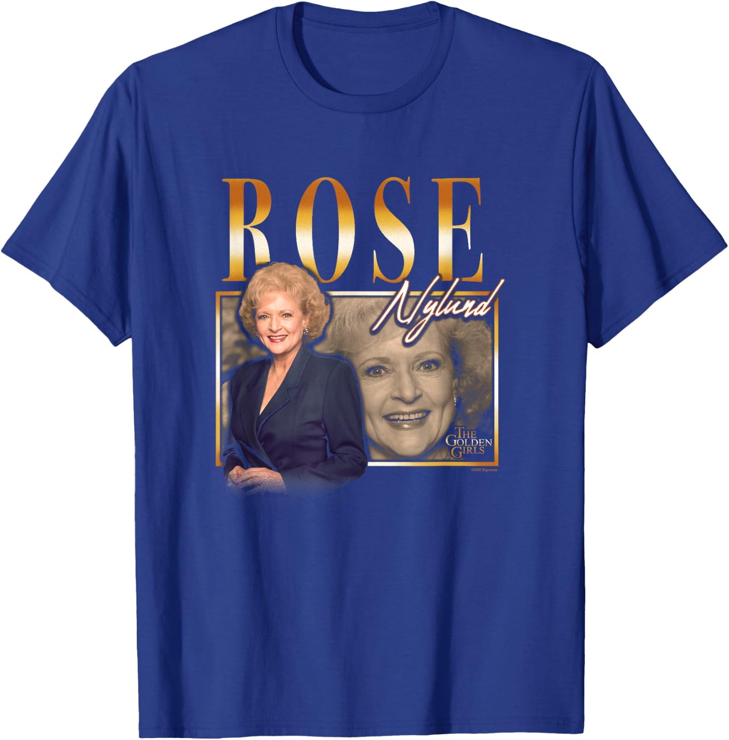 The Golden Girls Iconic Rose Nylund 90s Retro Big Portrait T-Shirt - T-Shirt | Royal