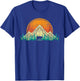 Hiking Mountains Nature Trees Outdoor Hiker Wildlife Forest T-Shirt - T-Shirt | Royal