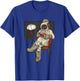 Retro Diver Reading a Book - Diving Gift T-Shirt - T-Shirt | Royal