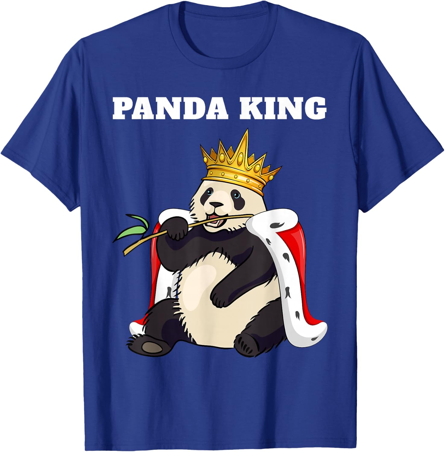 Panda King | Panda Design | Boys Panda T-Shirt - T-Shirt | Royal