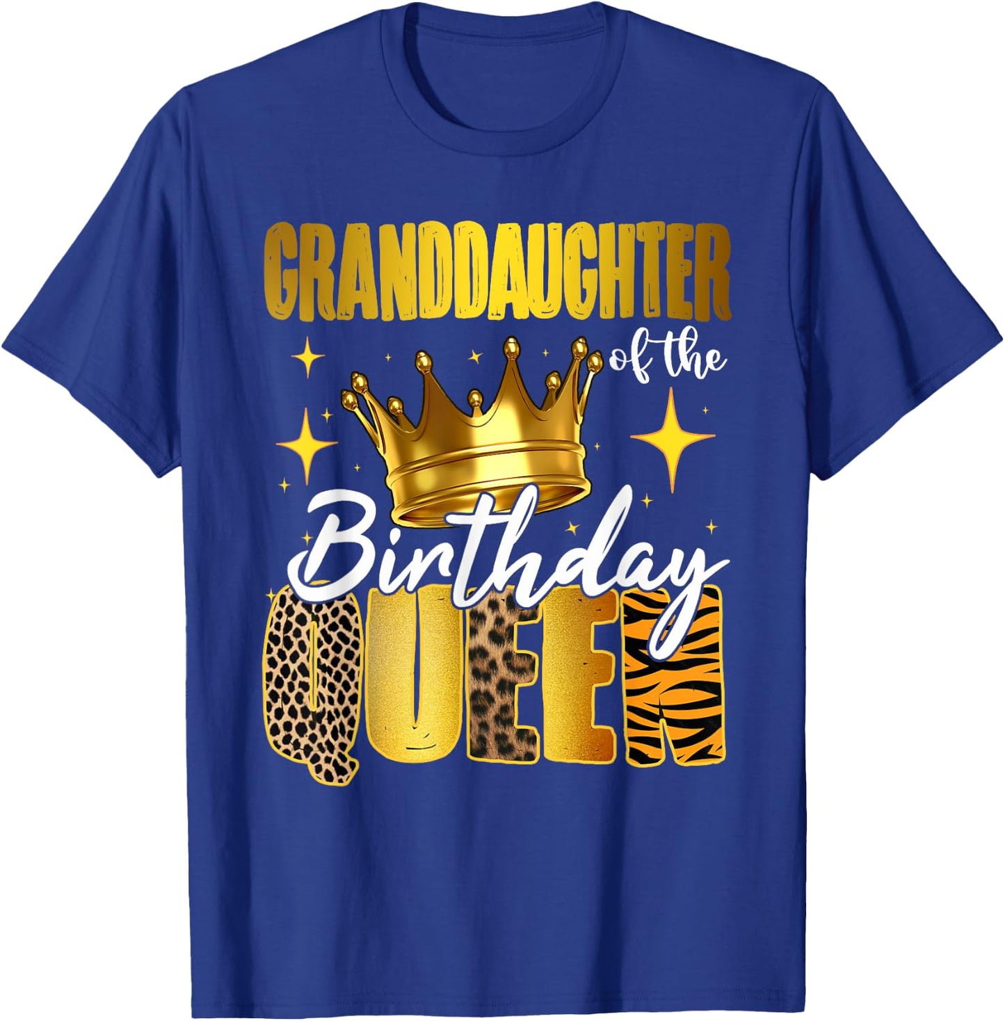 Granddaughter Of The Birthday Queen Women Bday Party Gift T-Shirt - T-Shirt | Royal