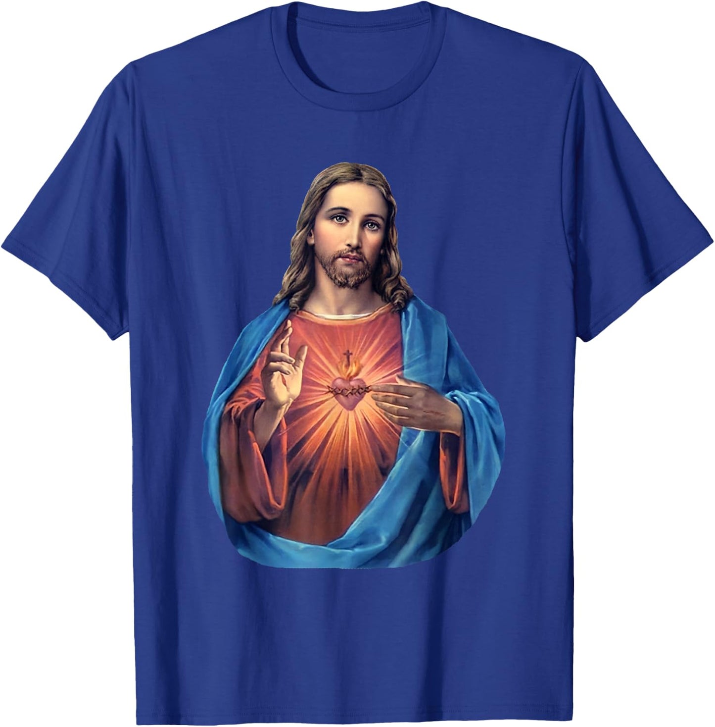 Sacred Heart Jesus T-Shirt - T-Shirt | Royal