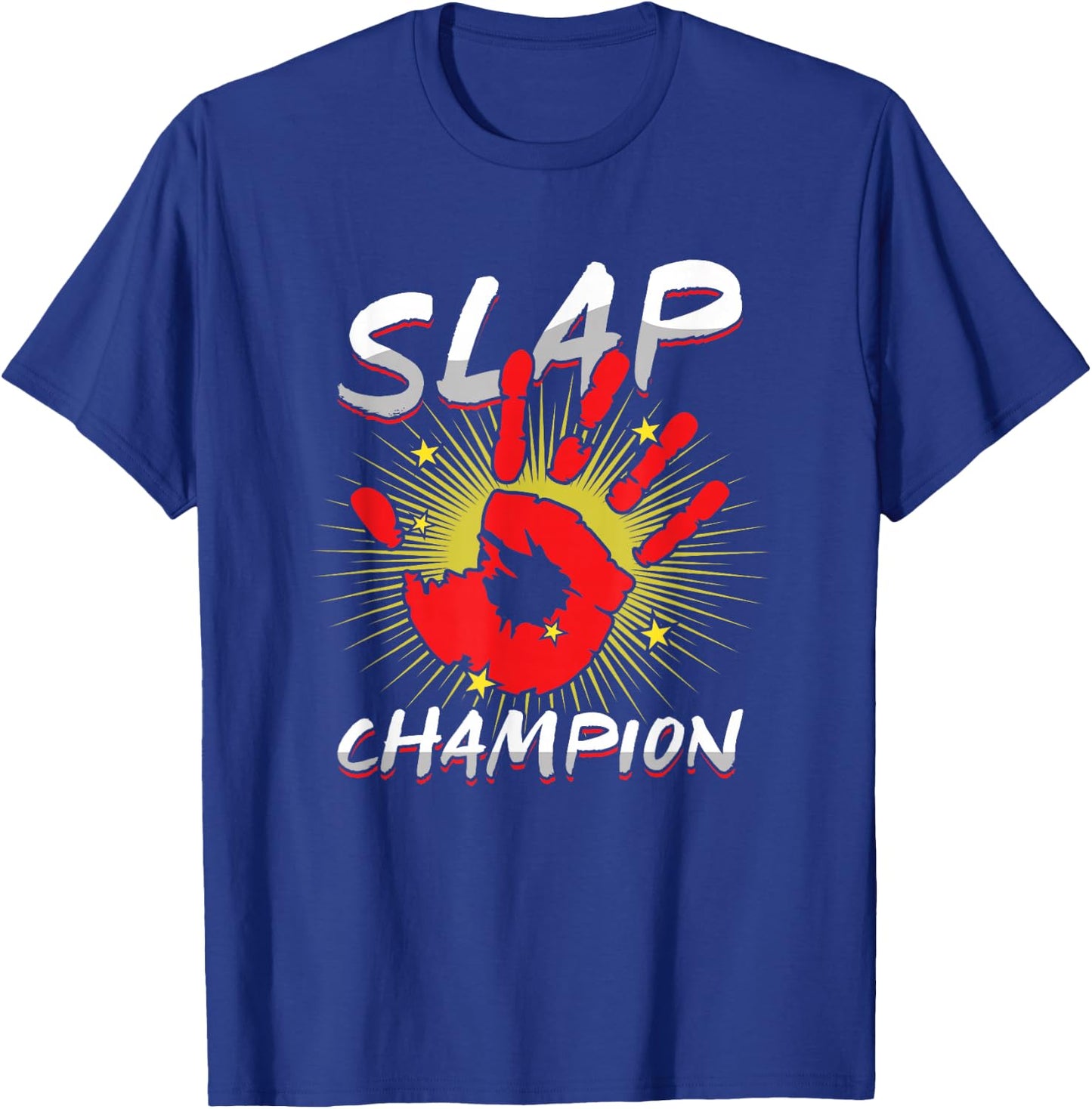 Face Slapping Expert Slap Champion Bodybuilder Competition T-Shirt - T-Shirt | Royal