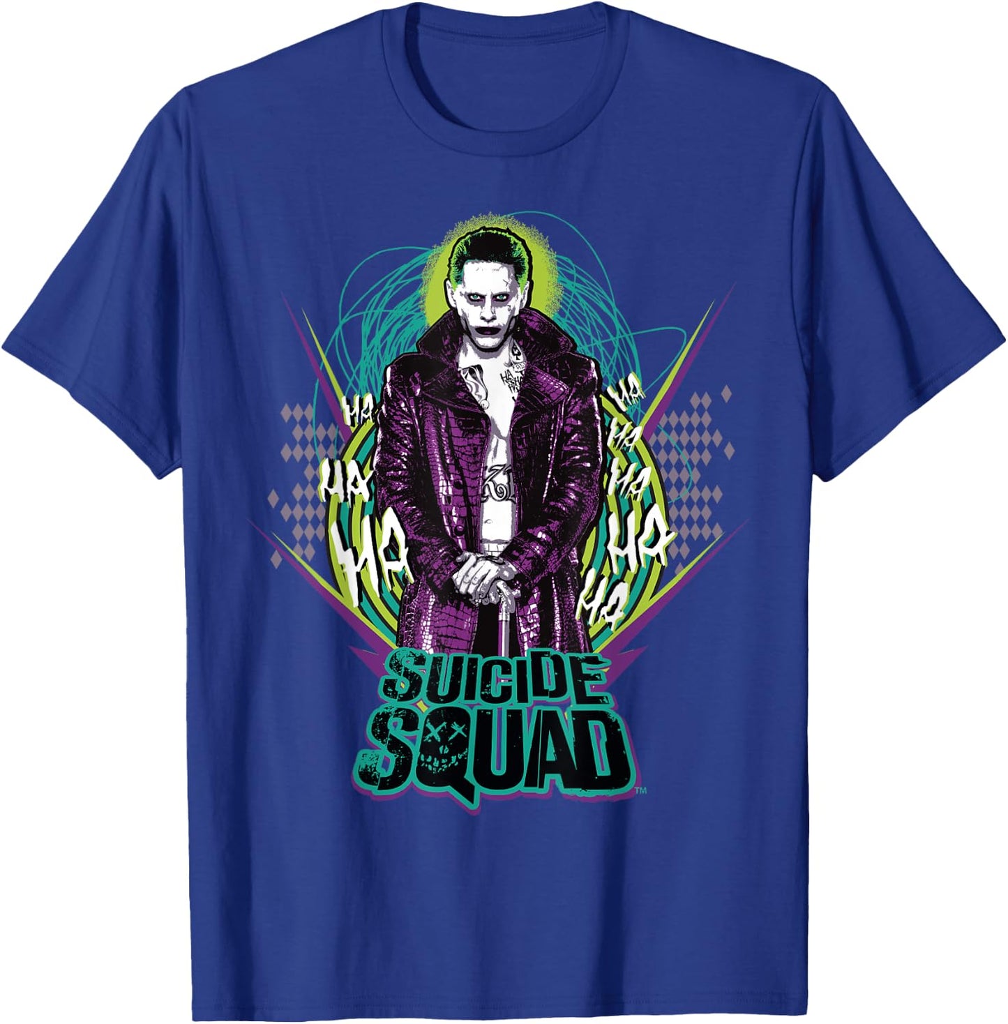 DC Suicide Squad Logo Joker T-Shirt - T-Shirt | Royal